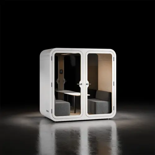 ACOUSTIC SPACE 220, akustický box 2200x2200x1200 mm, bílá/bílá